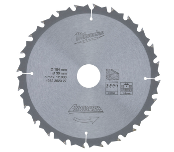product Disc pentru fierastrau electric MILWAUKEE WCSB 165mm 1.8mm