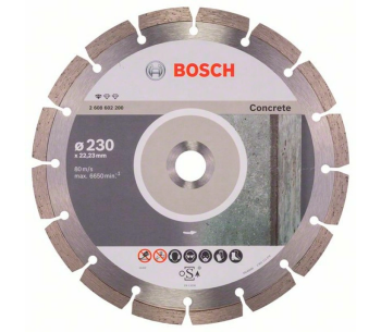 product Disc de tăiat cu diamant BOSCH Standard for Concrete 230mm Segmentat Beton