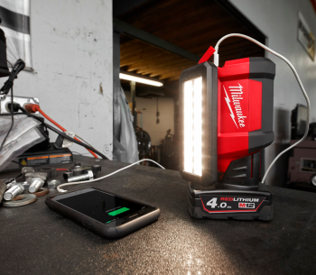 Lanternă construcții cu acumulator (fără bat) MILWAUKEE M12 PAL-0 250/700lm 12V photo 4