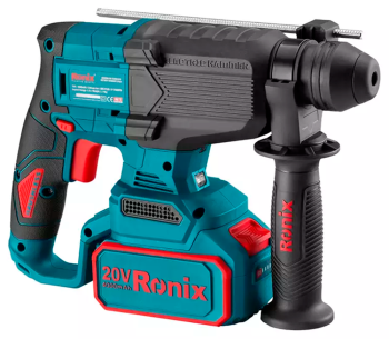 Перфоратор аккумуляторный RONIX 8678 2.5Дж 20В 4Ач photo 3