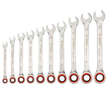 product Set de chei cu clichet 10 piese  BOSCH 1600A02AU0 8-19mm