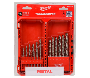 product Набор сверл по металлу MILWAUKEE 4932493869 1-19мм HSS-G