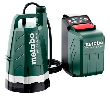 product Pompă de drenaj cu acumulator (fără bat) METABO TPF 18 LTX 7000 7000l/h 18V