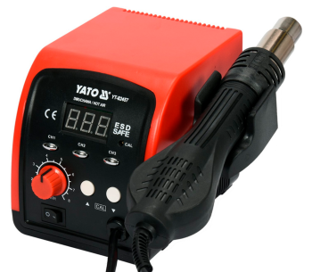 product Stație de lipit cu aer cald YATO YT82457 750w 500°C Rețea