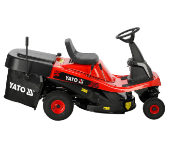 Бензиновая самоходная газонокосилка-трактор YATO YT85550 760мм 12лс photo 1