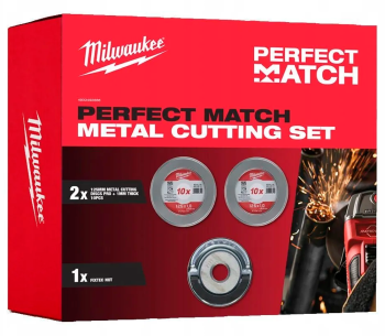 Disc de tăiat abraziv MILWAUKEE Milwaukee Perfect Match 125mm 1mm 20buc photo 0