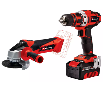 product Set de unelte cu acumulator EINHELL TE-TK 18/2 Li Kit (CD+AG)