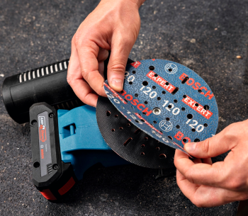 Mașină de șlefuit excentrică fără fir (fără bat) BOSCH GEX 18V-150-3 150mm 18V photo 1