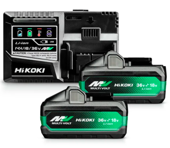 product Încărcător cu 2 acumulatoare HIKOKI UC18YSL3WJZ 195w 18-36V 8A