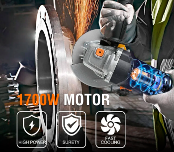 Polizor unghiular MAXXT MAG1700 1700w 125mm photo 3