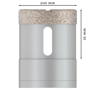Carotă de găurit BOSCH X-LOCK Dry Speed 40mm photo 1