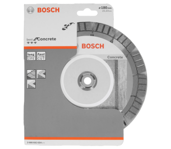Алмазный отрезной диск BOSCH Best for Concrete 180мм Сегментированный Бетон/Камень/Кирпич photo 2