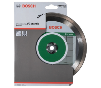 Disc de tăiat cu diamant BOSCH Standard for Ceramic 180mm Solid Ceramică/Gresie/Marmură photo 0