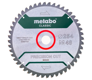 product Disc pentru fierastrau electric METABO Classic 254x30 48 WZ 5 254mm 1.8mm Lemn
