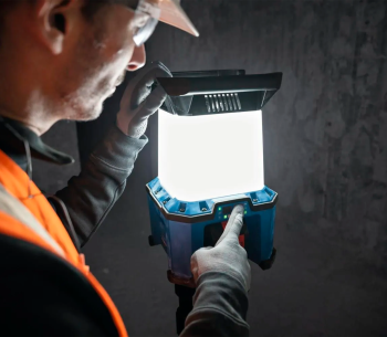 Lanternă construcții cu acumulator BOSCH GLA 18VH-7500 Professional (Solo) 3750/7500lm 18V photo 5