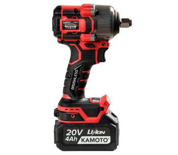 Mașină de înșurubat cu impact cu acumulator (fără bat) KAMOTO WB600 20V  600Nm photo 1