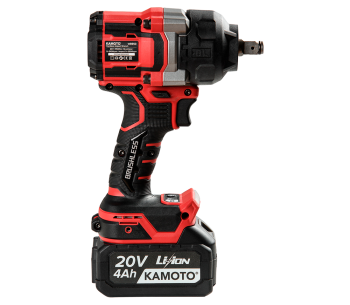 Mașină de înșurubat cu impact cu acumulator (fără bat) KAMOTO WB950 20V  950Nm photo 1