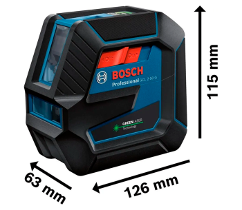 Nivelă cu laser BOSCH GCL 2-50 G (+Trepied) 2fascicole 15m photo 0