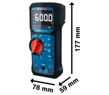 Multimetru digital BOSCH Bosch GDM 600-15 + MH 1 0/600V 0/10A photo 0