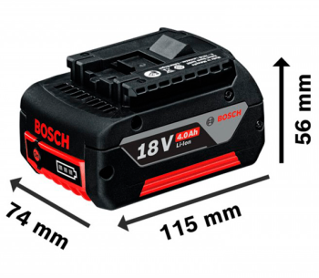 Набор аккумуляторных инструментов BOSCH Professional 18V (GBH + GWS + GSR) photo 3