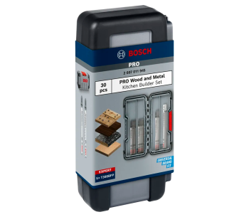 Набор полотен для лобзика BOSCH PRO Kitchen builder 100/117/132мм Дерево/Металл photo 0