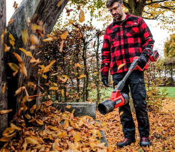 Воздуходувка аккумуляторная EINHELL GP-LB 36/270 Li E BL-Solo 18300lл/мин 2x18В photo 2