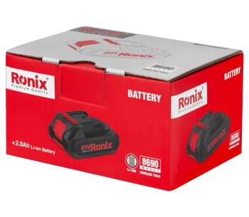 Acumulator RONIX 8690 Slider 20V 2Ah photo 5