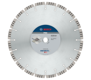 product Disc de tăiat cu diamant BOSCH Best for Concrete 350mm Segmentat Beton/Piatră/Cărămidă
