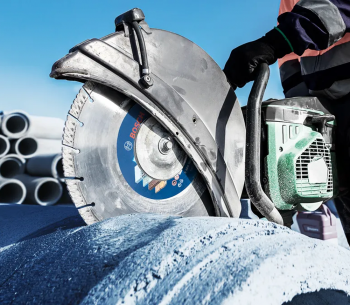 Disc de tăiat cu diamant BOSCH EXPERT MultiMaterial 350mm Segmentat Beton/Piatră/Cărămidă photo 3