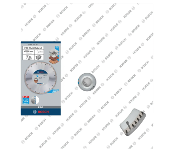 Disc de tăiat cu diamant BOSCH Standard for Universal 350mm Turbo Beton/Piatră/Cărămidă photo 0