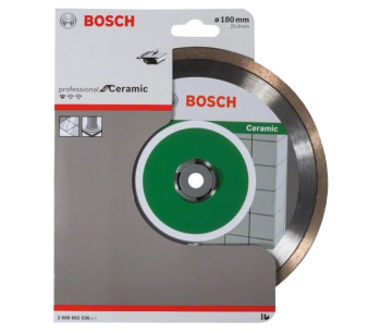 Алмазный отрезной диск BOSCH Standard for Ceramic 180мм Сплошной Керамика/Мрамор/Гранит photo 0