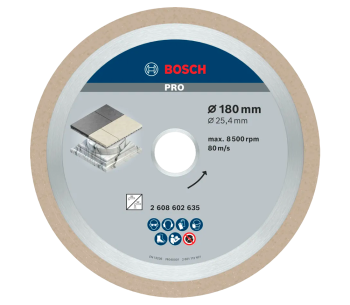 product Disc de tăiat cu diamant BOSCH Best for Ceramic 180mm Solid Ceramică/Marmura/Granit