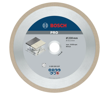 product Disc de tăiat cu diamant BOSCH Best for Ceramic 230mm Solid Ceramică/Marmura/Granit