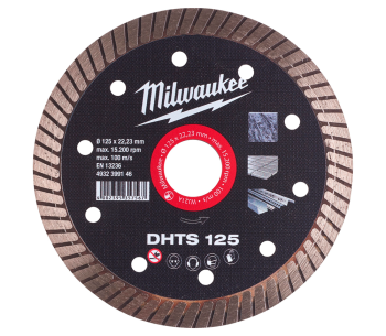 product Disc de tăiat cu diamant MILWAUKEE DHTS 125mm Turbo Ceramică/Marmura/Granit