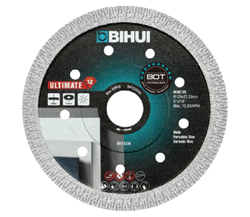 product Disc de tăiat cu diamant BIHUI DCAE125 125mm Turbo Ceramică/Marmura/Granit