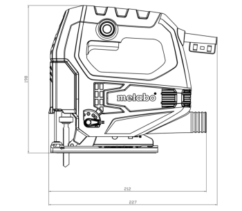 Fierăstrău pendular METABO STEB 65 Quick 450w photo 0