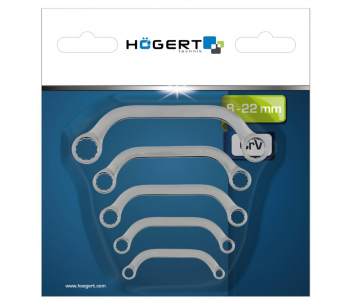 Set de chei inelare tip «C» HOEGERT HT1W599 8-22mm photo 0