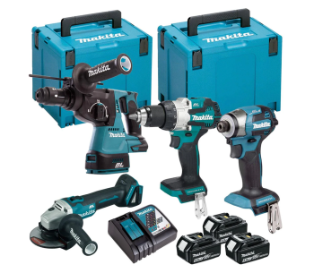 product Set 4 unelte cu acumulator MAKITA DLX4195JX1