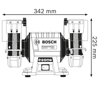 Точильный станок BOSCH GBG 35-15 350вт 150мм photo 3