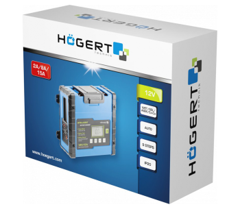 Зарядное устройство HOEGERT HT8G613 15A 12В photo 0