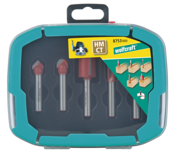Set freze deget TCT Wolfcraft 8753000 6/12.5mm photo 3