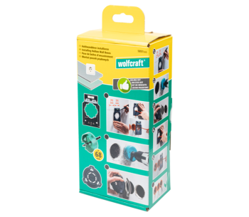 Set instalare doze gips-carton Wolfcraft Success 68mm photo 5