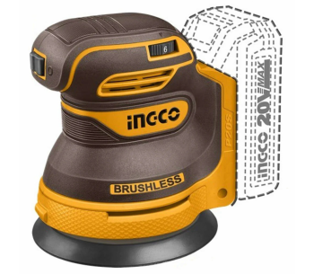 product Mașină de șlefuit excentrică fără fir (fără bat) INGCO CROSLI20021 125mm 20V