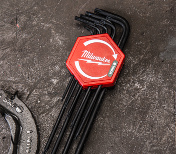 Set 9 chei Torx în formă de L MILWAUKEE 4932492693 T8-T40 photo 2