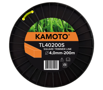 Леска для триммера KAMOTO TL40200S 4мм 200000мм photo 0