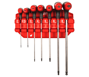 Set 7 chei imbus cu mâner Comfort Grip Milwaukee 4932498677 photo 0
