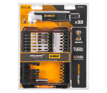 Set de biți cu adaptor unghiular DEWALT DT70782-QZ McLaren Limited Edition PH/PZ/TX 25/57mm photo 3