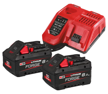 product Încărcător cu 2 acumulatoare MILWAUKEE M18 FORGENRG-802 380w 18V 6A