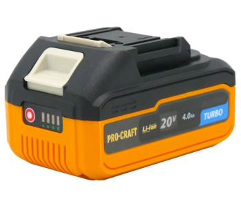 product Acumulator ProCraft 20/4 Turbo Slider 20V 4Ah