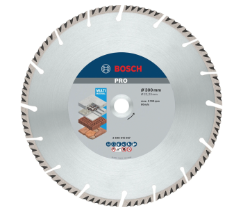 product Disc de tăiat cu diamant BOSCH PRO Multi Material 300mm Turbo Multimaterial